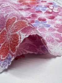 KKP2338-D-MAIZAKURA Futako Chirimen Mai Sakura[Textilgewebe] Uni Textile(Komon Studio) Unterfoto
