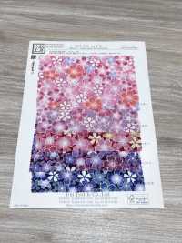 KKP2338-D-MAIZAKURA Futako Chirimen Mai Sakura[Textilgewebe] Uni Textile(Komon Studio) Unterfoto