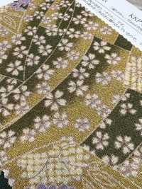 KKP2338-D-TAKARA Futako Chirimen Schatzsammlung[Textilgewebe] Uni Textile(Komon Studio) Unterfoto