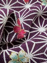 KKP2338-D-ASANOHA Futako Chirimen Schatzsammlung[Textilgewebe] Uni Textile(Komon Studio) Unterfoto