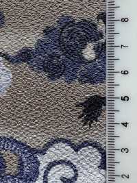KKP2338-D-HIRYU Futako Chirimen Fliegender Drache[Textilgewebe] Uni Textile(Komon Studio) Unterfoto