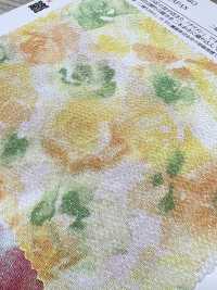 KKP2338-DM-22A Futako Chirimen Mehrfarbig[Textilgewebe] Uni Textile(Komon Studio) Unterfoto