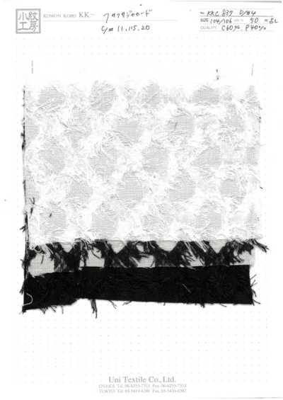 KKC837-D-4 Flauschiger Jacquard
