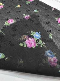 KKP2755-D118 Schneeweißes Georgette[Textilgewebe] Uni Textile(Komon Studio) Unterfoto