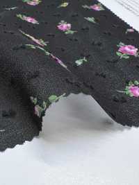 KKP2755-D118 Schneeweißes Georgette[Textilgewebe] Uni Textile(Komon Studio) Unterfoto