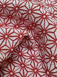 KKP3338-D1129 Futako Chirimen Asanoha[Textilgewebe] Uni Textile(Komon Studio) Unterfoto