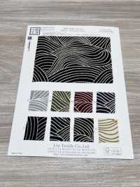 KKP3338-D1134 Futako Chirimen Kirschblüten-Schneesturm[Textilgewebe] Uni Textile(Komon Studio) Unterfoto