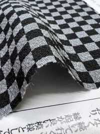 KKP3338-D-ICHIMATSU Chirimen Chirimen® Kariertes Muster[Textilgewebe] Uni Textile(Komon Studio) Unterfoto