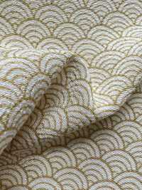KKP3338-D-SEIKAIHA Futako Chirimen Seigaiha[Textilgewebe] Uni Textile(Komon Studio) Unterfoto