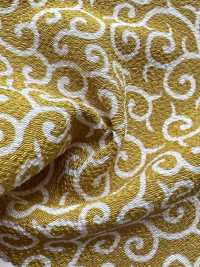 KKP3338-D-KARAKUSA Futako Chirimen Arabeskenmuster[Textilgewebe] Uni Textile(Komon Studio) Unterfoto