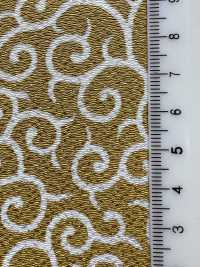 KKP3338-D-KARAKUSA Futako Chirimen Arabeskenmuster[Textilgewebe] Uni Textile(Komon Studio) Unterfoto