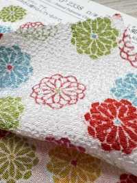 KKP2338-D-HAIKARA Futako Chirimen Haikara Kogiku[Textilgewebe] Uni Textile(Komon Studio) Unterfoto