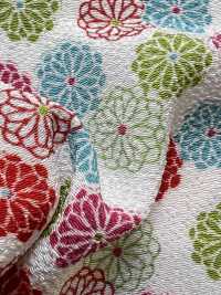 KKP2338-D-HAIKARA Futako Chirimen Haikara Kogiku[Textilgewebe] Uni Textile(Komon Studio) Unterfoto