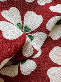 KKP2338-D-MODANSKR Futako Chirimen Moderne Kirschblüte[Textilgewebe] Uni Textile(Komon Studio) Unterfoto