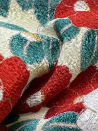 KKP2338-D-MODANTBK Futako Chirimen Moderne Kamelie[Textilgewebe] Uni Textile(Komon Studio) Unterfoto