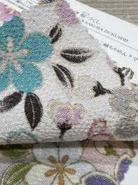 KKP2338-D-SKRZKS Futako Chirimen Kirschblüten[Textilgewebe] Uni Textile(Komon Studio) Unterfoto
