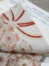 KKP2338-D-SKRMSB Futako Chirimen Sakura Musubi[Textilgewebe] Uni Textile(Komon Studio) Unterfoto