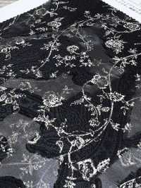 KKP4193-D301-75 Chiffon-Jacquard[Textilgewebe] Uni Textile(Komon Studio) Unterfoto