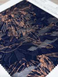 KKP4193-D304-63 Chiffon-Jacquard[Textilgewebe] Uni Textile(Komon Studio) Unterfoto