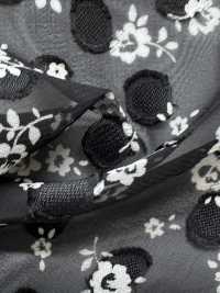 KKP4193-D119-50 Chiffon-Jacquard[Textilgewebe] Uni Textile(Komon Studio) Unterfoto