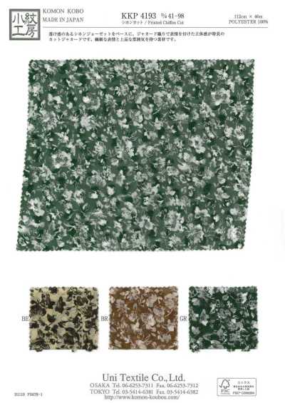 KKP4193-D41-98 Chiffon-Cut-Jacquard