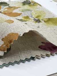 7026-1710-3 CL Loomstate Mit Aquarell-Blumenmuster[Textilgewebe] HOKKOH Unterfoto