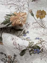 7026-1710-4 CL Loomstate Botanisches Muster[Textilgewebe] HOKKOH Unterfoto