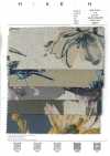 7026-1710-5 CL Nesselstoff Touch großes Blumenmuster