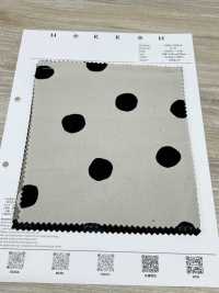 7026-1720-6 21W Cord, Handbemalter Kreis[Textilgewebe] HOKKOH Unterfoto