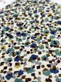 4026-1755-3 21W Cordstoff Mit Geometrischer Blume[Textilgewebe] HOKKOH Unterfoto