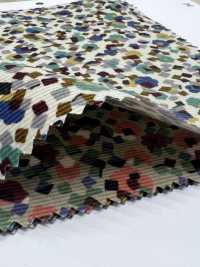 4026-1755-3 21W Cordstoff Mit Geometrischer Blume[Textilgewebe] HOKKOH Unterfoto