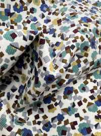 4026-1755-3 21W Cordstoff Mit Geometrischer Blume[Textilgewebe] HOKKOH Unterfoto