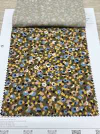 4026-1755-3 21W Cordstoff Mit Geometrischer Blume[Textilgewebe] HOKKOH Unterfoto