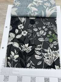 4026-1755-5 21W Cordstoff Mit Besticktem Blumenmuster[Textilgewebe] HOKKOH Unterfoto