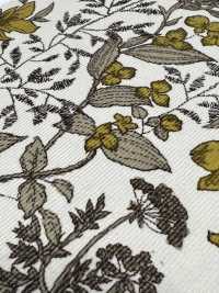 4026-1755-5 21W Cordstoff Mit Besticktem Blumenmuster[Textilgewebe] HOKKOH Unterfoto