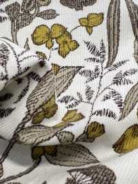 4026-1755-5 21W Cordstoff Mit Besticktem Blumenmuster[Textilgewebe] HOKKOH Unterfoto