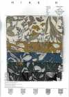 4026-1755-5 21W-Cord mit Blumenmuster im Stickerei-Stil