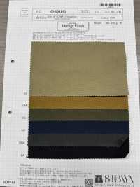 OS2012 20/1 X 12/1 Ungleichmäßige Fadenente[Textilgewebe] SHIBAYA Unterfoto