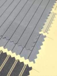5SG032 Streifen Aus Bio-Baumwoll-Popeline[Textilgewebe] Chambray Unterfoto