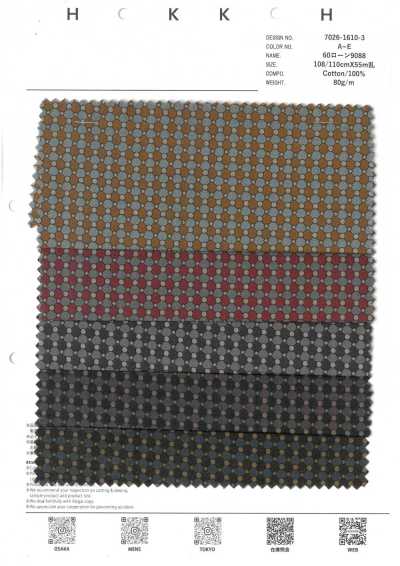 7026-1610-3 60 Batist 9088 Geometrisch