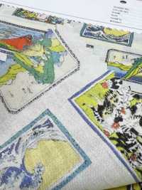 1026-1620-3 60 Rasengerahmte Ukiyo-e[Textilgewebe] HOKKOH Unterfoto