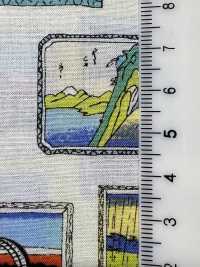 1026-1620-3 60 Rasengerahmte Ukiyo-e[Textilgewebe] HOKKOH Unterfoto