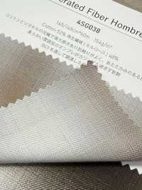 4SG038 C/Regenerische Faser Ombre Plaid[Textilgewebe] Chambray Unterfoto