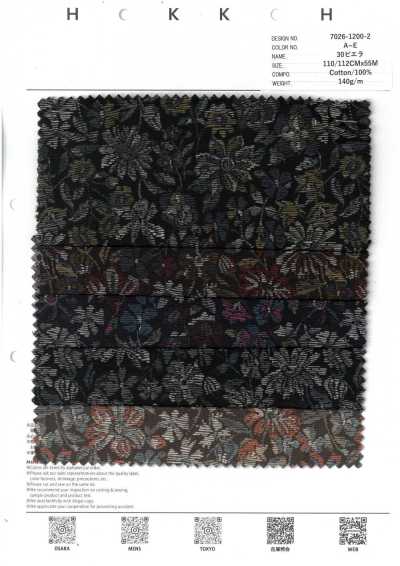 7026-1200-2 30 Viyella Touch mittleres Blumenmuster