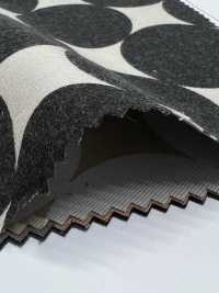 7026-1210-2 30 Viyella Fuzzy Sticky Dots[Textilgewebe] HOKKOH Unterfoto