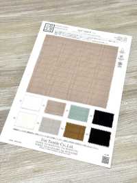 KKF3068-W-D1 Sara Seersucker Check[Textilgewebe] Uni Textile(Komon Studio) Unterfoto