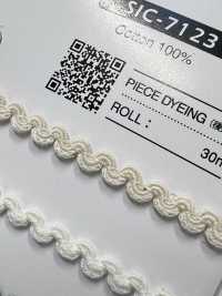 SIC-7123 Baumwollspitzenflechte[Bandbandschnur] SHINDO(SIC) Unterfoto