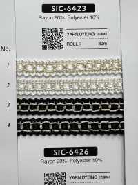 SIC-6423 Rayon Lame Zopf[Bandbandschnur] SHINDO(SIC) Unterfoto