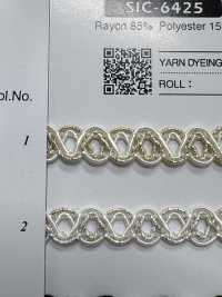 SIC-6425 Rayon Lame Zopf[Bandbandschnur] SHINDO(SIC) Unterfoto