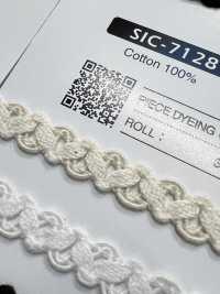 SIC-7128 Baumwollspitzenflechte[Bandbandschnur] SHINDO(SIC) Unterfoto